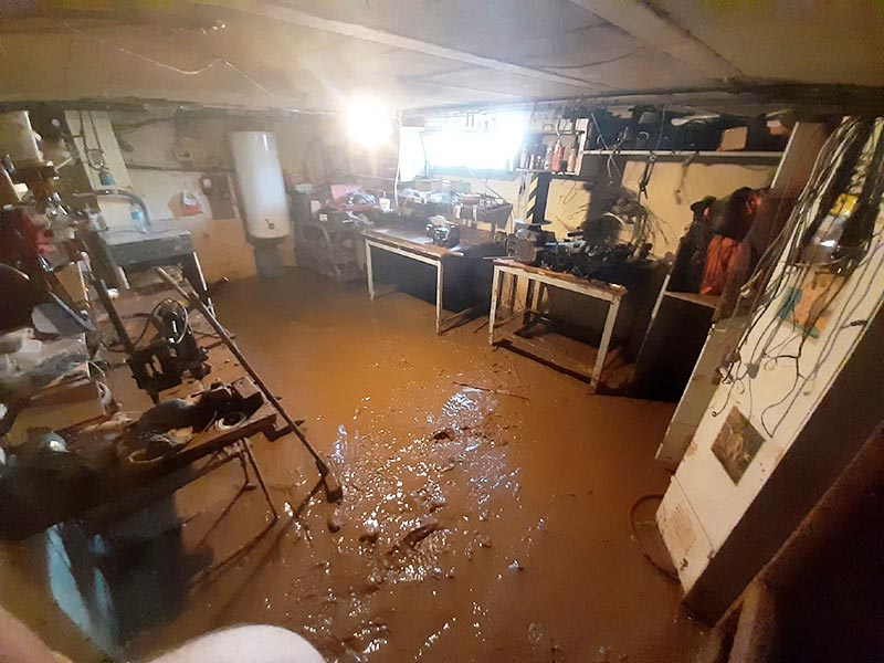 Nettoyage après inondation Nice Alpes Maritimes